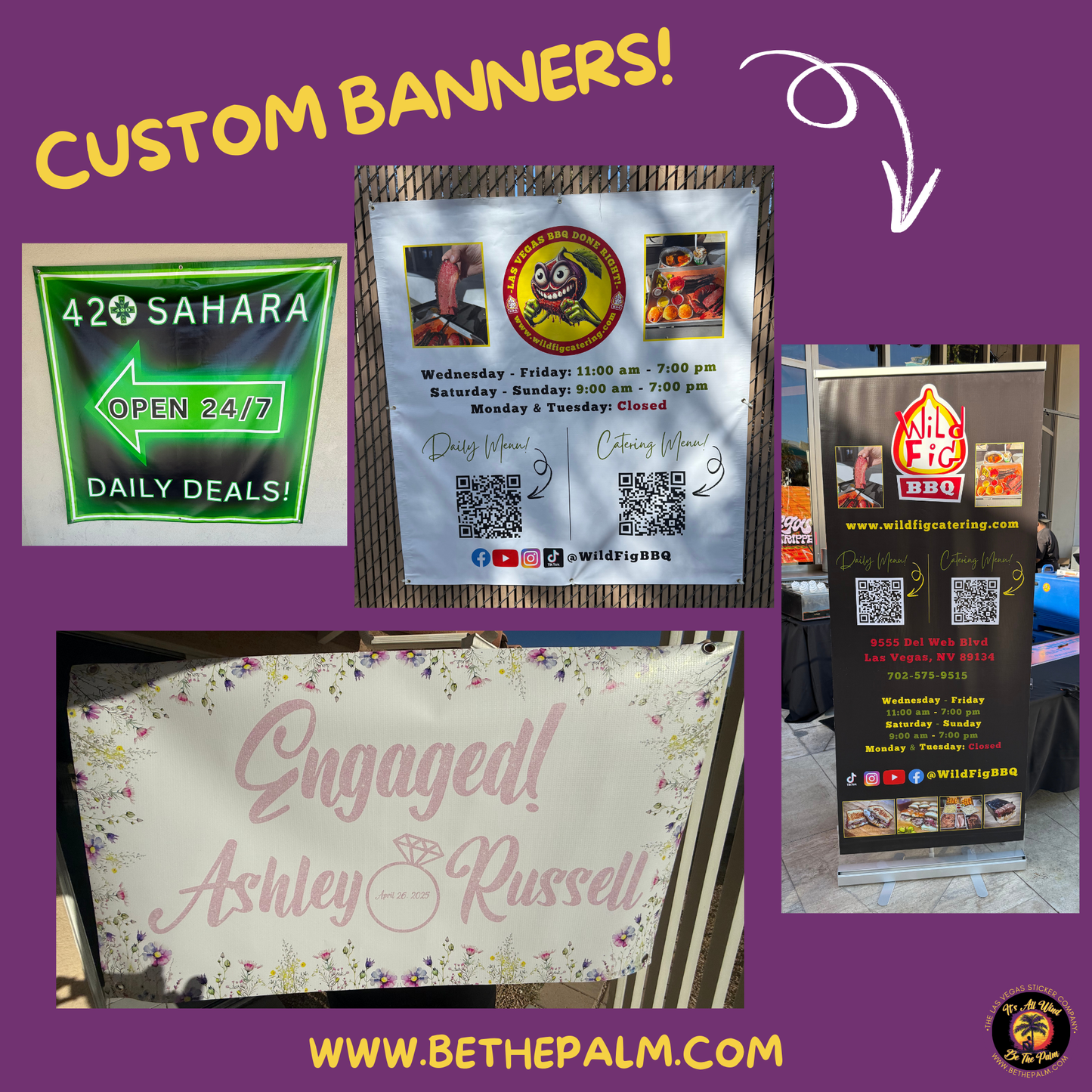CUSTOM BANNERS!