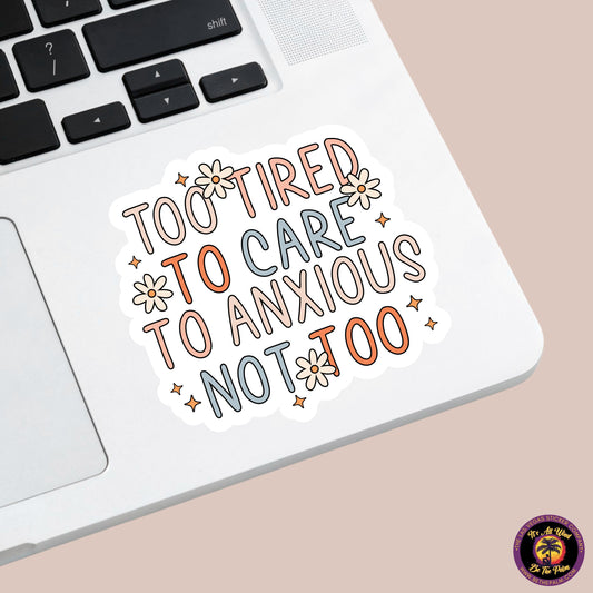 MENTAL HEALTH STICKER | funny sticker, laptop sticker, anxiety, stickers for hydro, vinyl stickers, meme sticker, water bottle sticker