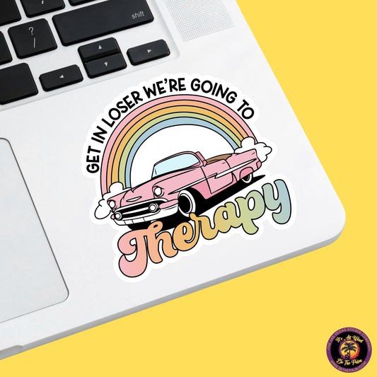 MENTAL HEALTH STICKER | funny sticker, laptop sticker, anxiety, stickers for hydro, vinyl stickers, meme sticker, water bottle sticker