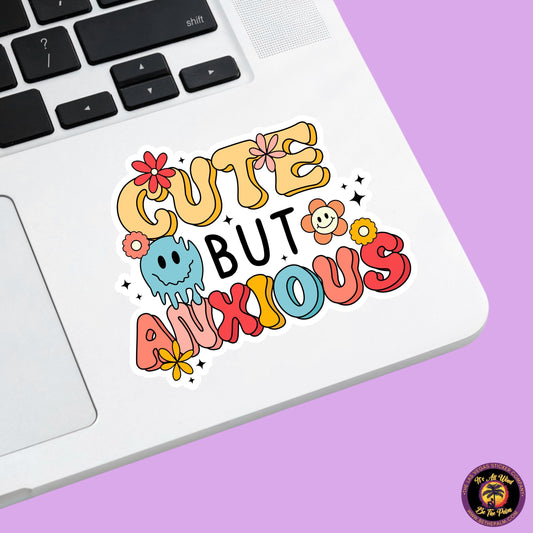 MENTAL HEALTH STICKER | funny sticker, laptop sticker, anxiety, stickers for hydro, vinyl stickers, meme sticker, water bottle sticker
