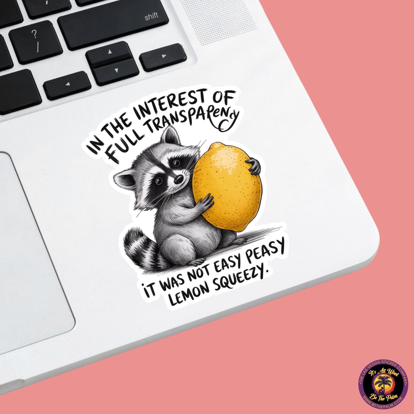 RACCOON STICKER | funny sticker, laptop sticker, stickers, stickers for hydro, vinyl stickers, meme sticker, water bottle sticker