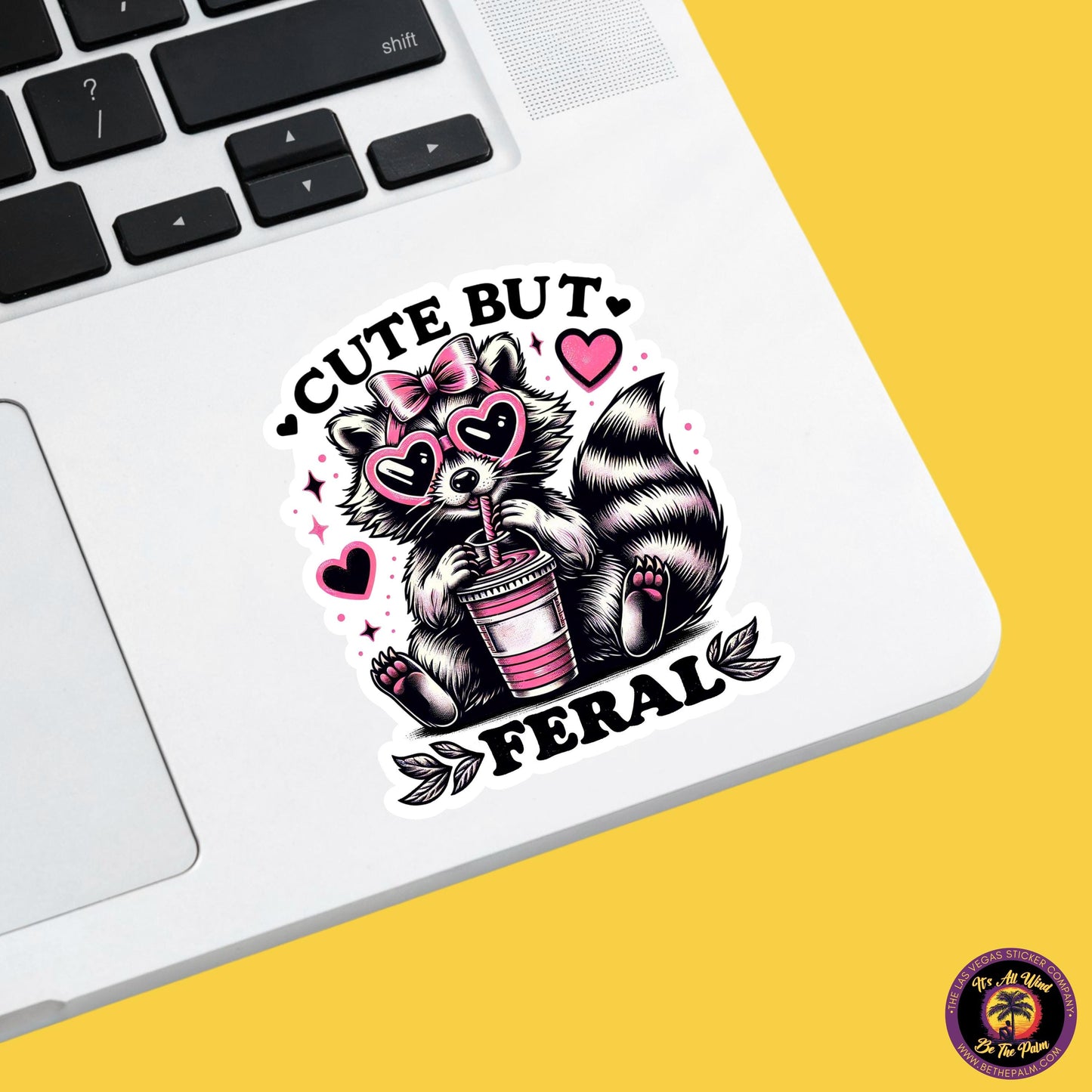 RACCOON STICKER | funny sticker, laptop sticker, stickers, stickers for hydro, vinyl stickers, meme sticker, water bottle sticker