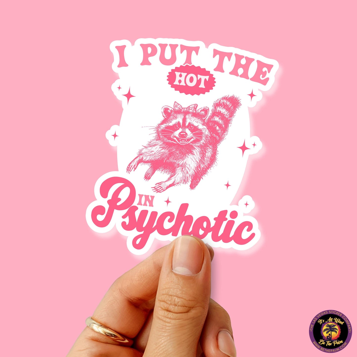 RACCOON STICKER | funny sticker, laptop sticker, stickers, stickers for hydro, vinyl stickers, meme sticker, water bottle sticker