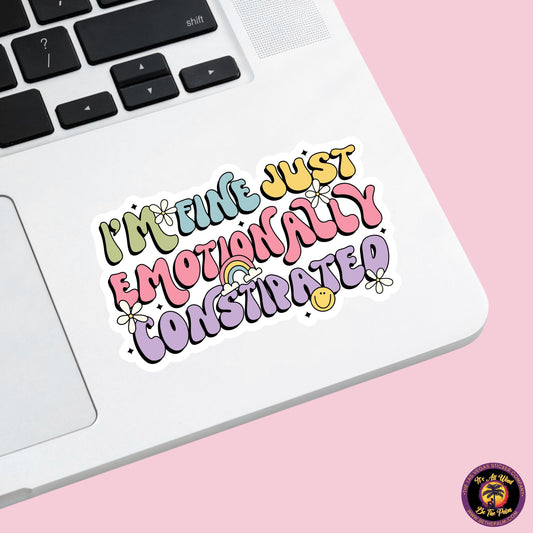 MENTAL HEALTH STICKER | funny sticker, laptop sticker, anxiety, stickers for hydro, vinyl stickers, meme sticker, water bottle sticker