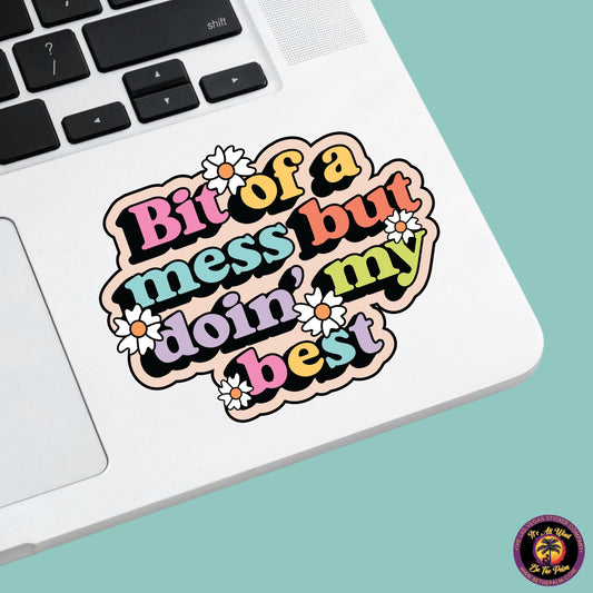 MENTAL HEALTH STICKER | funny sticker, laptop sticker, anxiety, stickers for hydro, vinyl stickers, meme sticker, water bottle sticker
