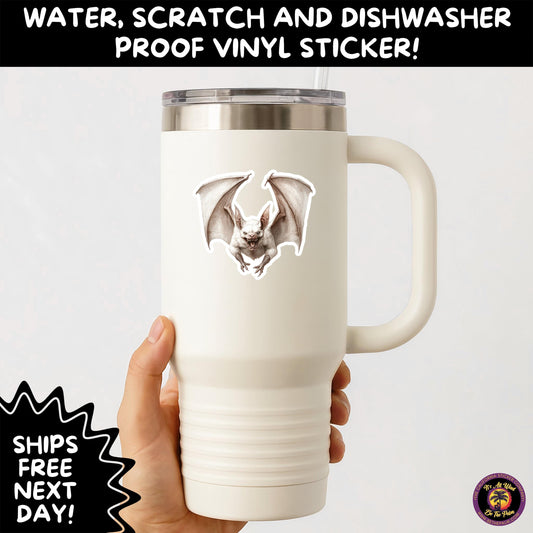 GOTHIC BAT STICKERS | for Alternative Aesthetic Lovers Spooky Vibe Cute Creepy Goth Accessories for Journal Laptop or Water Bottle Decor