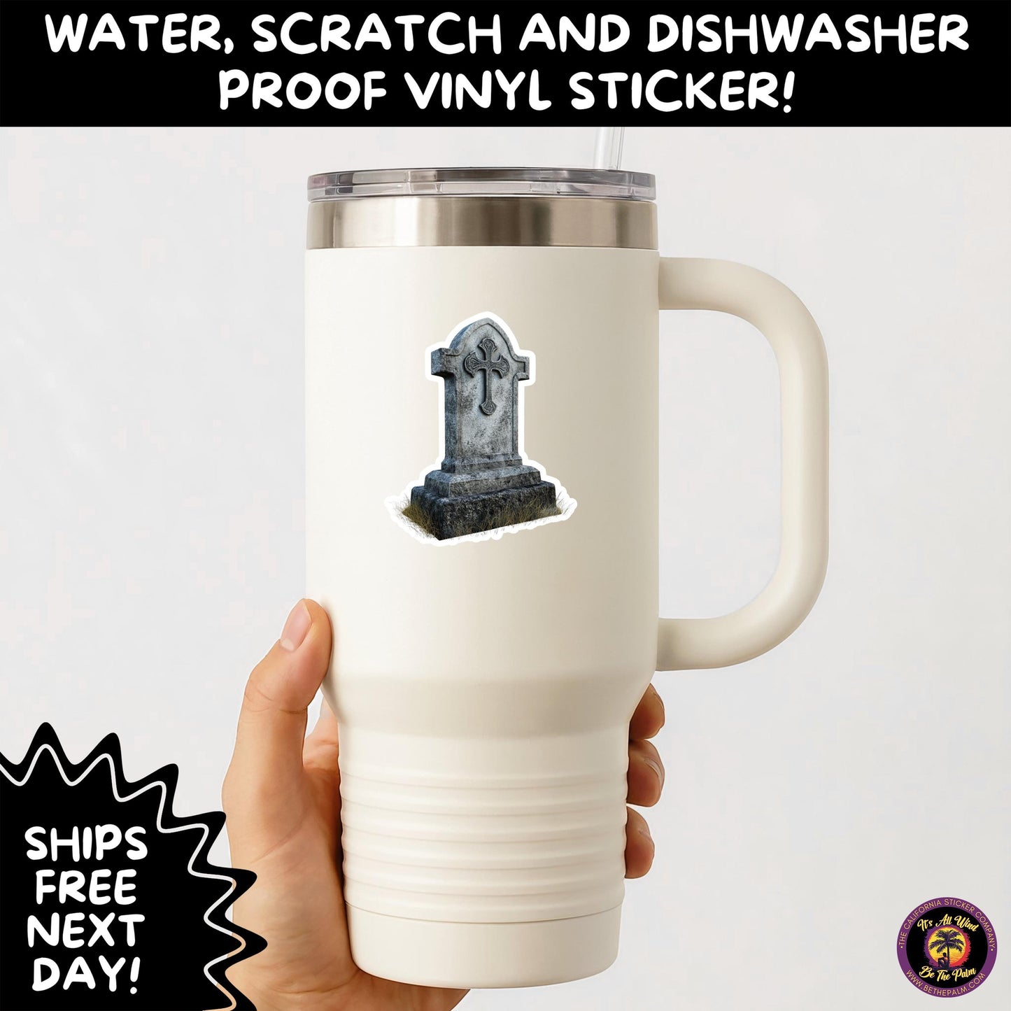 DARK GOTHIC STICKERS β Witchcore, Spooky, Occult, Alternative Vinyl Decals for Journals, Water Bottles, cemetery, headstone, and MacBooks