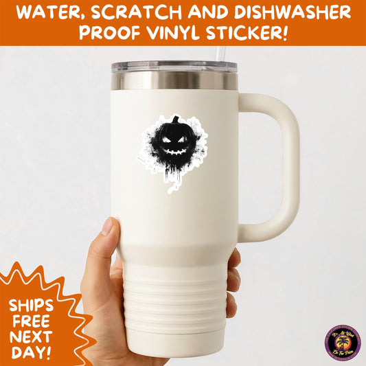 JACK O LANTERN | Aesthetic Halloween Stickers for Planners, Laptops, Water Bottles, and Spooky Autumn Craft Projects