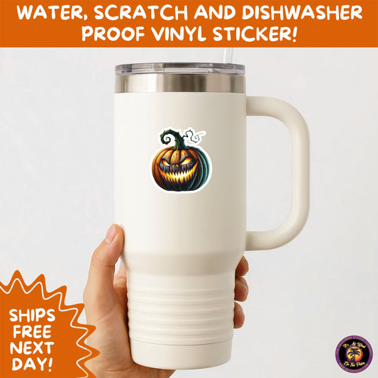 JACK O LANTERN | Aesthetic Halloween Stickers for Planners, Laptops, Water Bottles, and Spooky Autumn Craft Projects