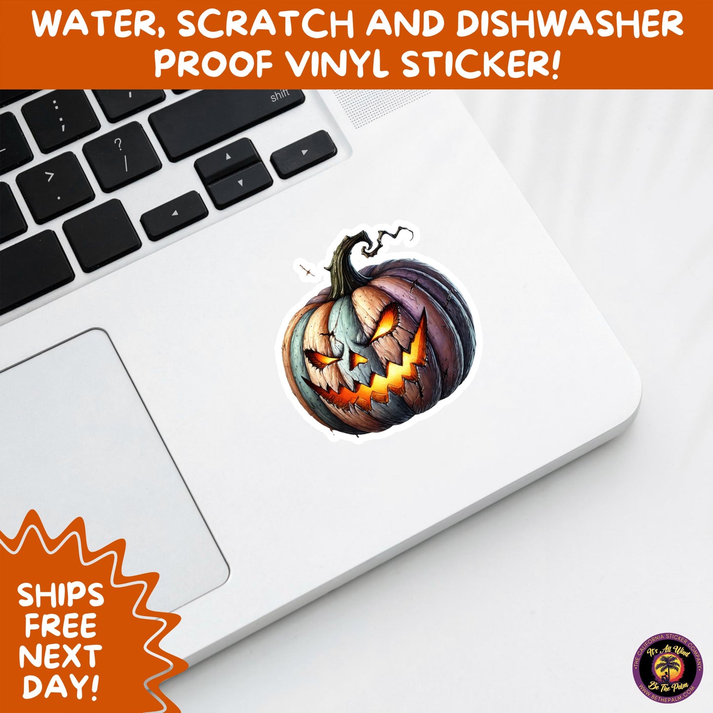 JACK O LANTERN | Aesthetic Halloween Stickers for Planners, Laptops, Water Bottles, and Spooky Autumn Craft Projects
