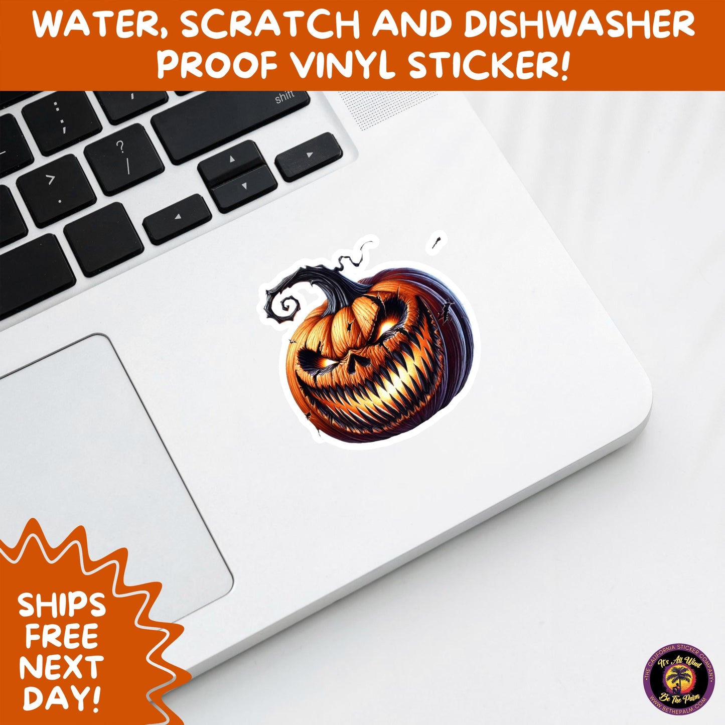 JACK O LANTERN | Aesthetic Halloween Stickers for Planners, Laptops, Water Bottles, and Spooky Autumn Craft Projects