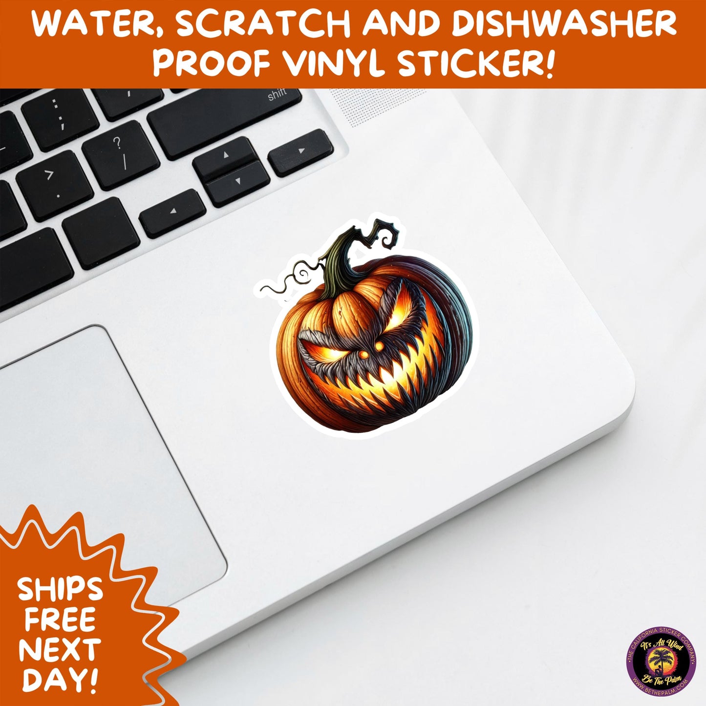 JACK O LANTERN | Aesthetic Halloween Stickers for Planners, Laptops, Water Bottles, and Spooky Autumn Craft Projects