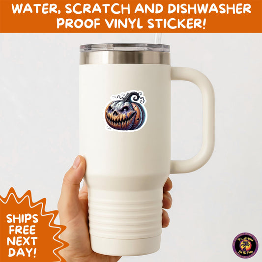 JACK O LANTERN | Aesthetic Halloween Stickers for Planners, Laptops, Water Bottles, and Spooky Autumn Craft Projects