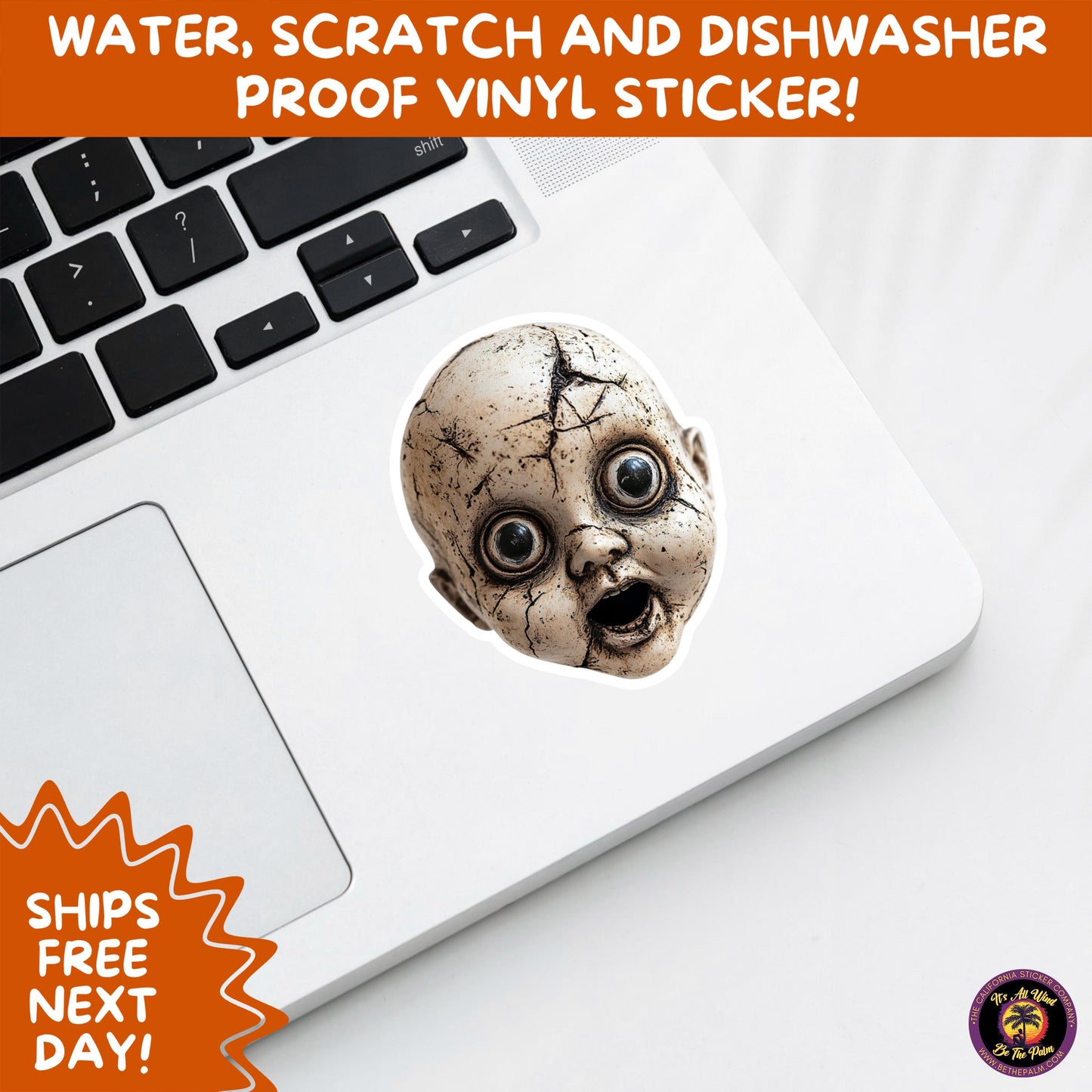 HORROR DOLL STICKERS Spooky Cute Creepy Girl Stickers β Perfect for Halloween, Scrapbooking, and Horror Aesthetic Fans