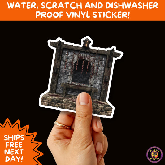 GORE HORROR STICKERS | Creepy Vibe Aesthetic β Blood, Skulls, Guts, and Creepy Vinyl Art for Halloween and Alternative Style Fans