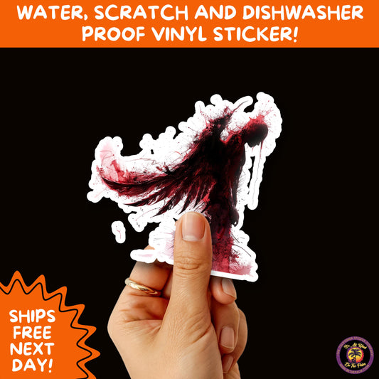 GORE HORROR STICKERS | Creepy Vibe Aesthetic – Blood, Skulls, Guts, and Creepy Vinyl Art for Halloween and Alternative Style Fans