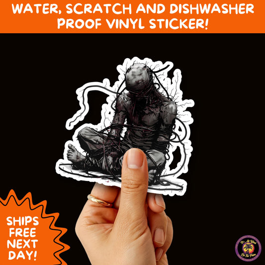 GORE HORROR STICKERS | Creepy Vibe Aesthetic – Blood, Skulls, Guts, and Creepy Vinyl Art for Halloween and Alternative Style Fans