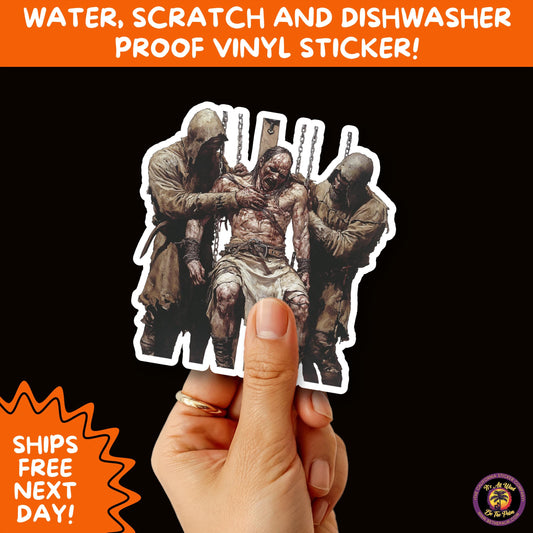 GORE HORROR STICKERS | Creepy Vibe Aesthetic – Blood, Skulls, Guts, and Creepy Vinyl Art for Halloween and Alternative Style Fans