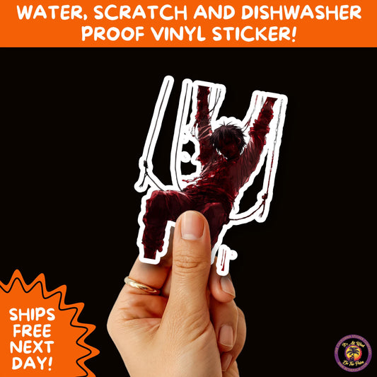 GORE HORROR STICKERS | Creepy Vibe Aesthetic – Blood, Skulls, Guts, and Creepy Vinyl Art for Halloween and Alternative Style Fans