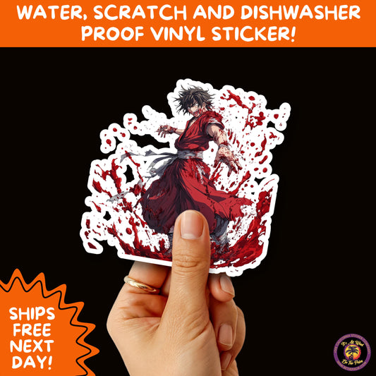 GORE HORROR STICKERS | Creepy Vibe Aesthetic – Blood, Skulls, Guts, and Creepy Vinyl Art for Halloween and Alternative Style Fans