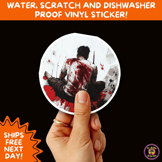 GORE HORROR STICKERS | Creepy Vibe Aesthetic – Blood, Skulls, Guts, and Creepy Vinyl Art for Halloween and Alternative Style Fans