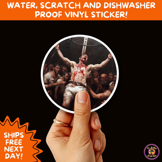 GORE HORROR STICKERS | Creepy Vibe Aesthetic – Blood, Skulls, Guts, and Creepy Vinyl Art for Halloween and Alternative Style Fans