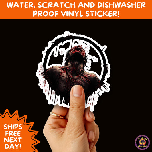 GORE HORROR STICKERS | Creepy Vibe Aesthetic – Blood, Skulls, Guts, and Creepy Vinyl Art for Halloween and Alternative Style Fans