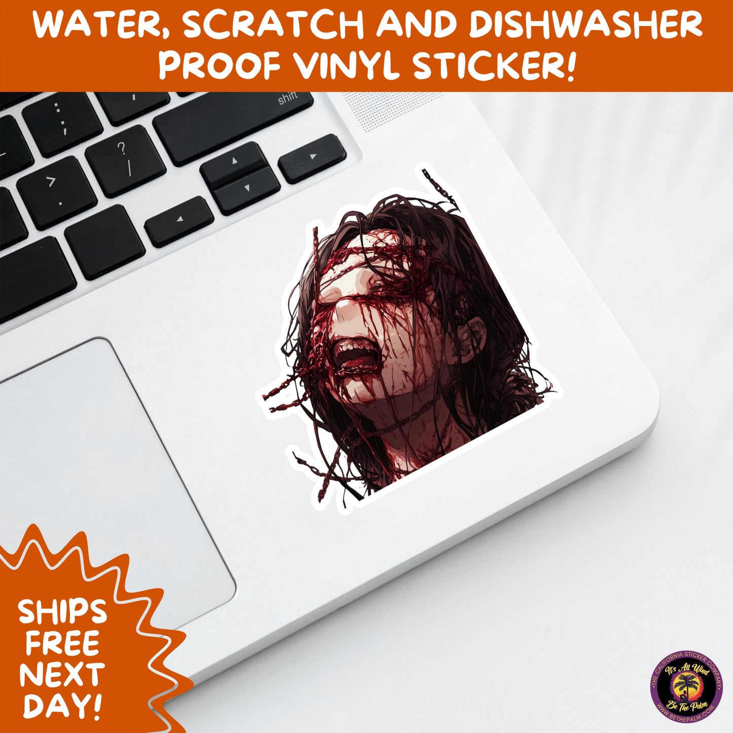 GORE HORROR STICKERS | Creepy Vibe Aesthetic β Blood, Skulls, Guts, and Creepy Vinyl Art for Halloween and Alternative Style Fans