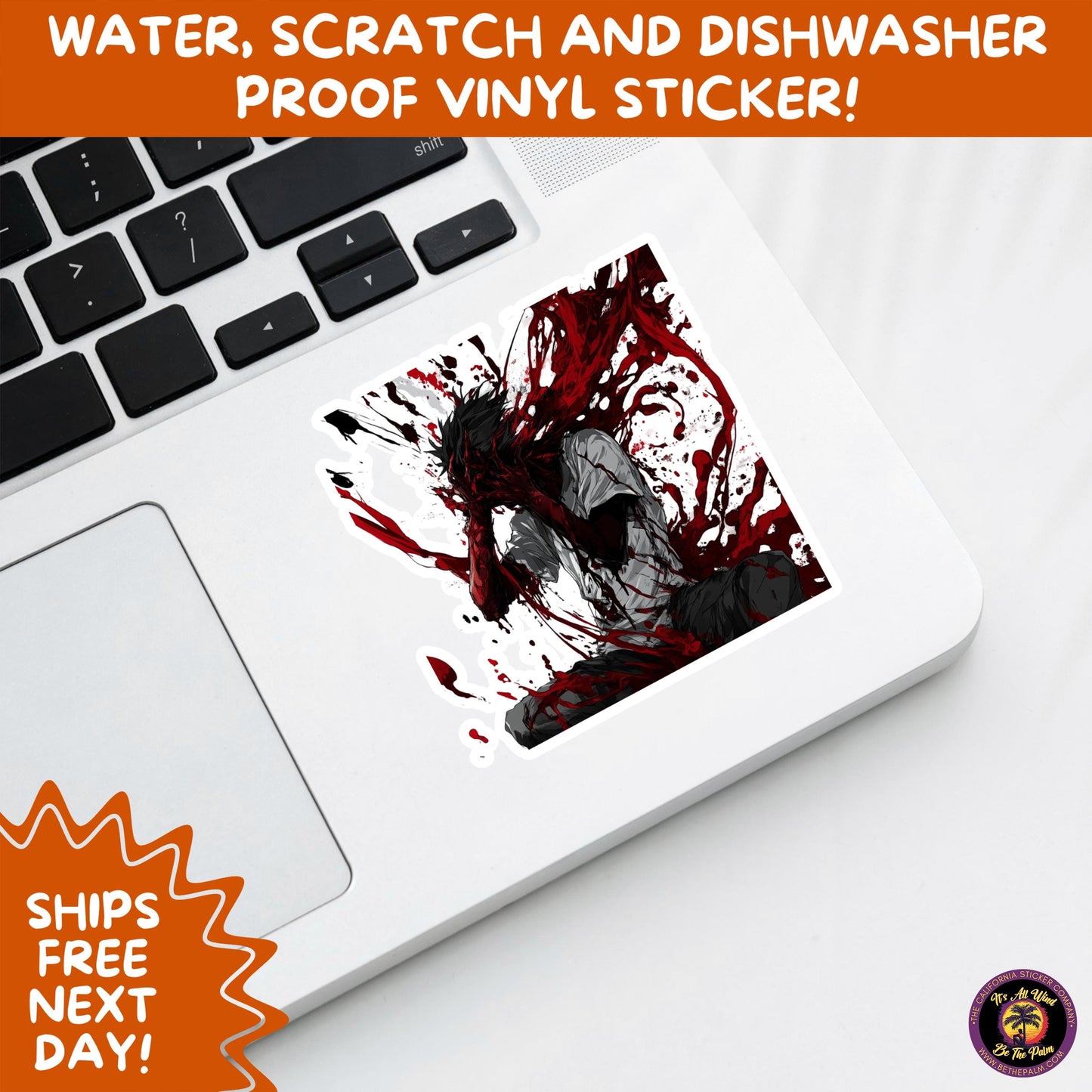 GORE HORROR STICKERS | Creepy Vibe Aesthetic Blood, Skulls, Guts, and Creepy Vinyl Art for Halloween and Alternative Style Fans