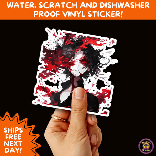 GORE HORROR STICKERS | Creepy Vibe Aesthetic – Blood, Skulls, Guts, and Creepy Vinyl Art for Halloween and Alternative Style Fans