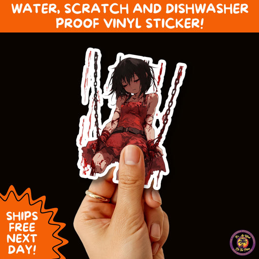 GORE HORROR STICKERS | Creepy Vibe Aesthetic – Blood, Skulls, Guts, and Creepy Vinyl Art for Halloween and Alternative Style Fans