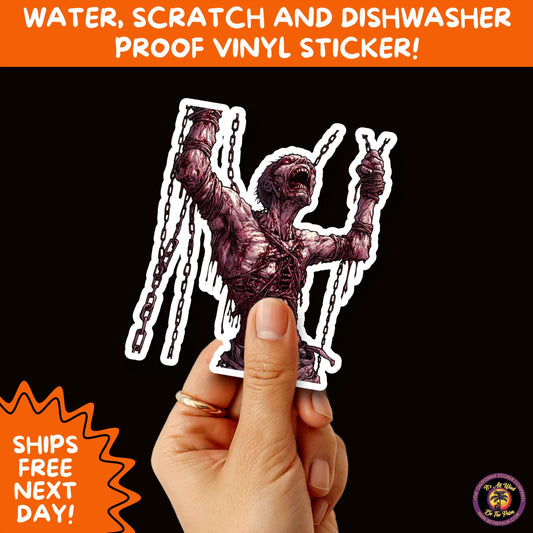 GORE HORROR STICKERS | Creepy Vibe Aesthetic – Blood, Skulls, Guts, and Creepy Vinyl Art for Halloween and Alternative Style Fans