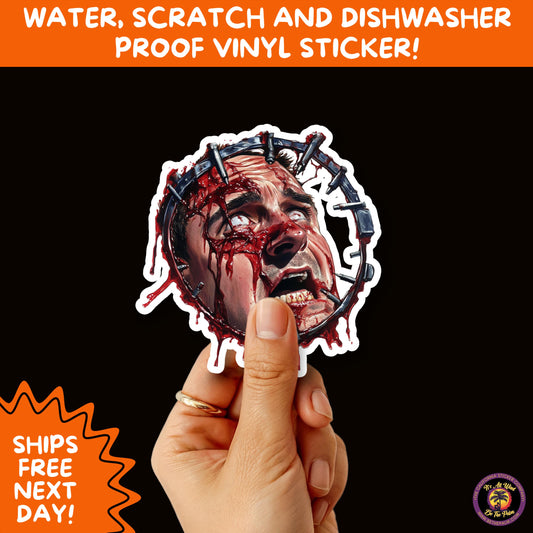 GORE HORROR STICKERS | Creepy Vibe Aesthetic – Blood, Skulls, Guts, and Creepy Vinyl Art for Halloween and Alternative Style Fans