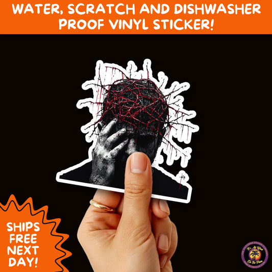 GORE HORROR STICKERS | Creepy Vibe Aesthetic β Blood, Skulls, Guts, and Creepy Vinyl Art for Halloween and Alternative Style Fans