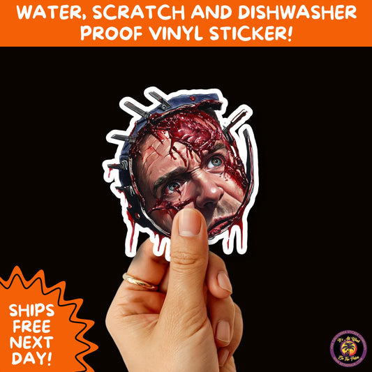 GORE HORROR STICKERS | Creepy Vibe Aesthetic – Blood, Skulls, Guts, and Creepy Vinyl Art for Halloween and Alternative Style Fans