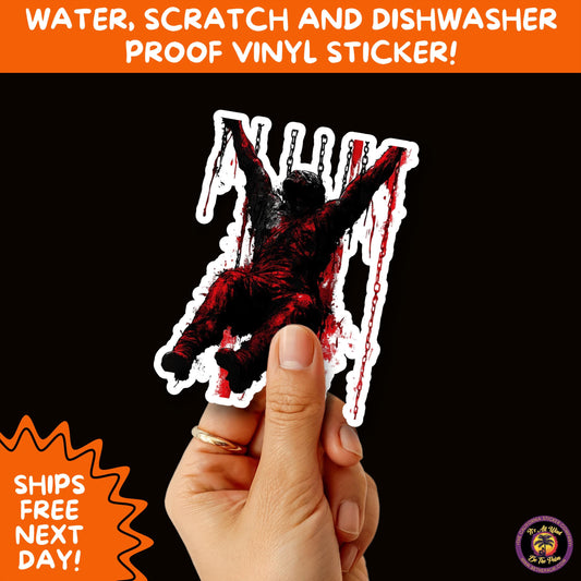 GORE HORROR STICKERS | Creepy Vibe Aesthetic – Blood, Skulls, Guts, and Creepy Vinyl Art for Halloween and Alternative Style Fans