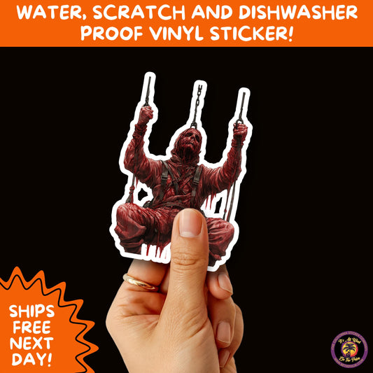 GORE HORROR STICKERS | Creepy Vibe Aesthetic – Blood, Skulls, Guts, and Creepy Vinyl Art for Halloween and Alternative Style Fans