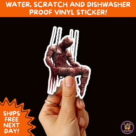 GORE HORROR STICKERS | Creepy Vibe Aesthetic Blood, Skulls, Guts, and Creepy Vinyl Art for Halloween and Alternative Style Fans