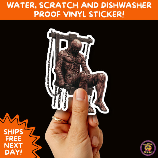 GORE HORROR STICKERS | Creepy Vibe Aesthetic Blood, Skulls, Guts, and Creepy Vinyl Art for Halloween and Alternative Style Fans