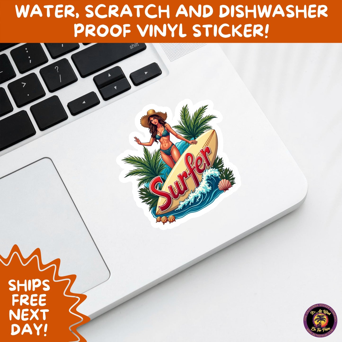 FUN BEACH STICKERS with Bikini Designs, Perfect for Travel Journals, Water Bottles, Tumblers, Laptops, Scrapbooks, and Summer Decor