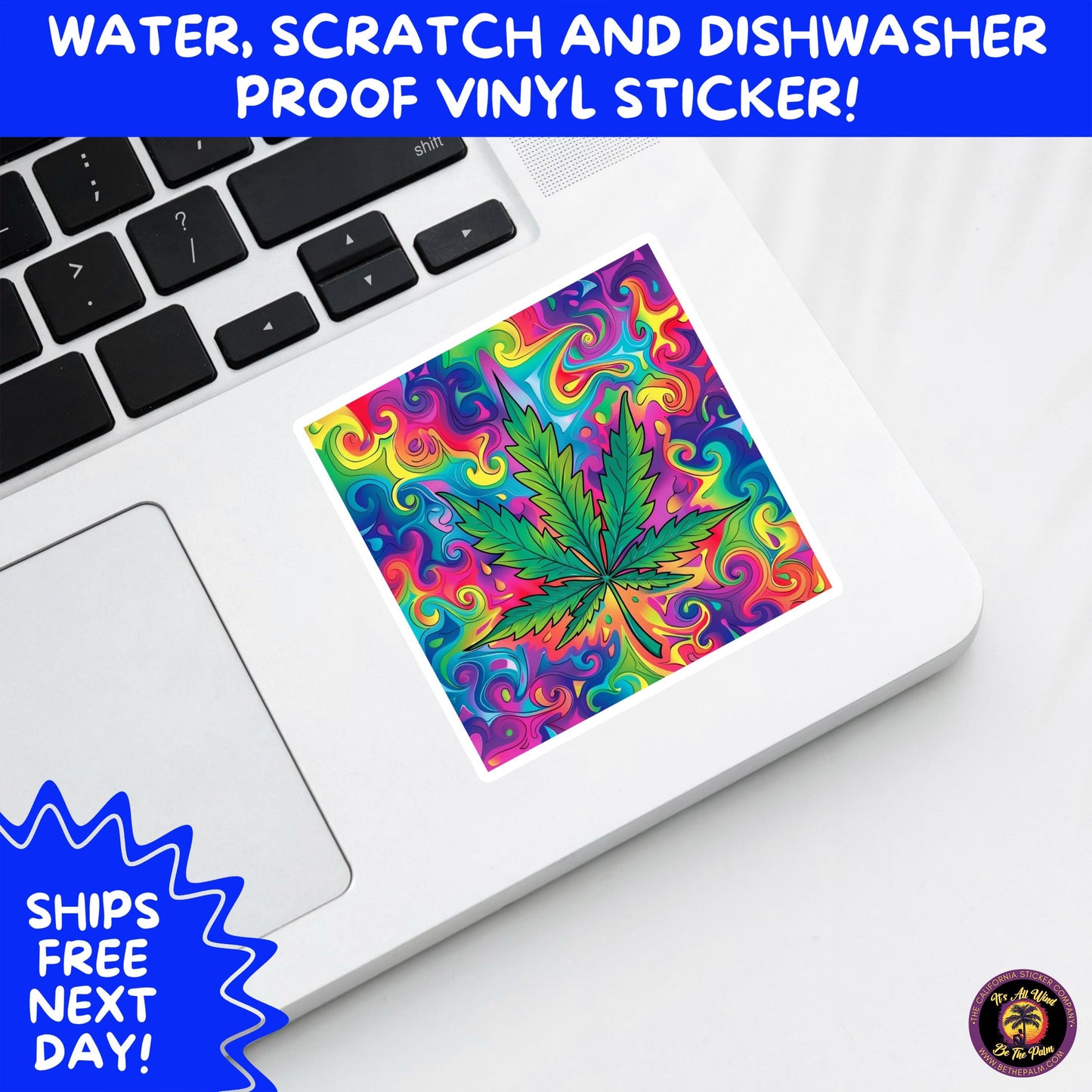 PSYCHEDELIC ART STICKERS | Trippy Groovy Vinyl Decals for Journals, Water Bottles, Laptops, Hippie Aesthetic Stickers for Vibe Lovers