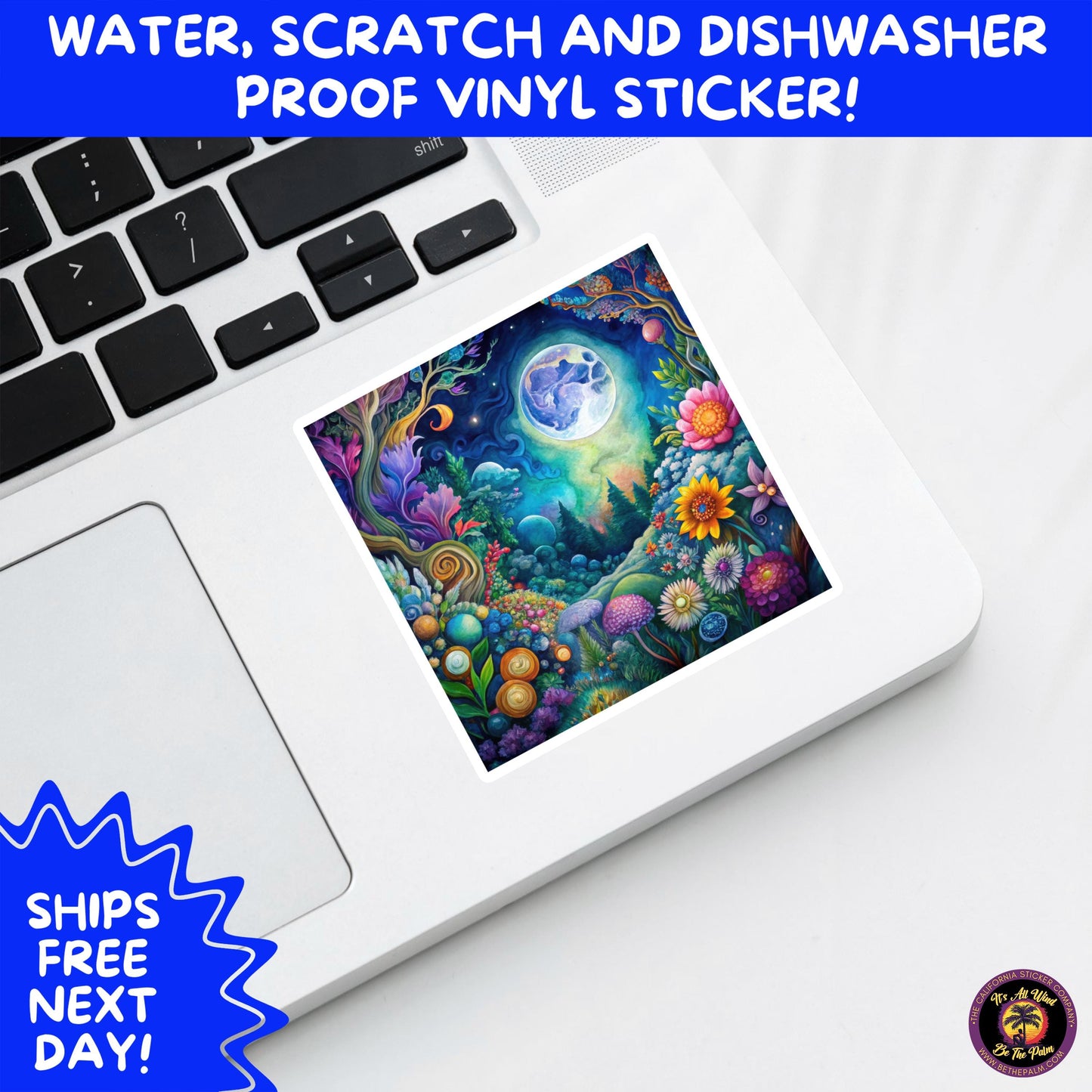 PSYCHEDELIC ART STICKERS | Trippy Groovy Vinyl Decals for Journals, Water Bottles, Laptops, Hippie Aesthetic Stickers for Vibe Lovers