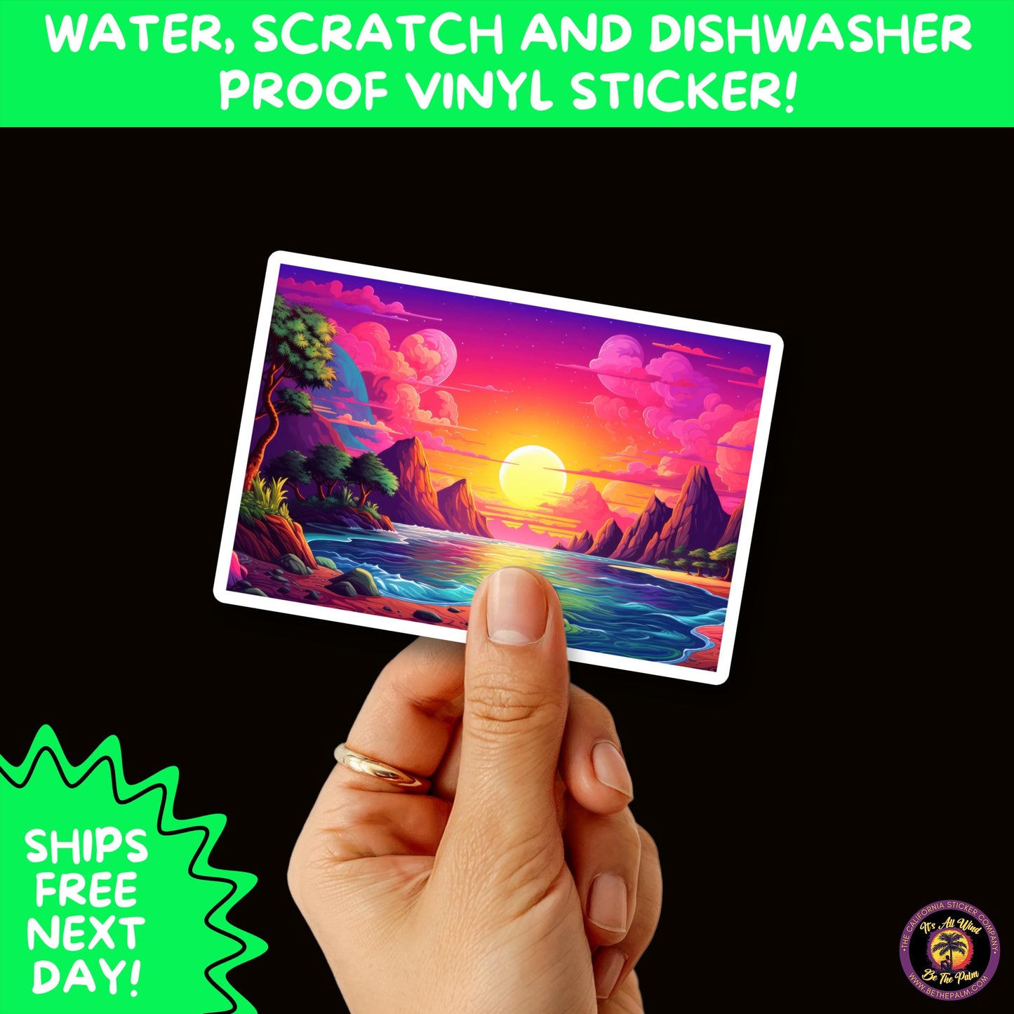 PSYCHEDELIC ART STICKERS | Trippy Groovy Vinyl Decals for Journals, Water Bottles, Laptops, Hippie Aesthetic Stickers for Vibe Lovers