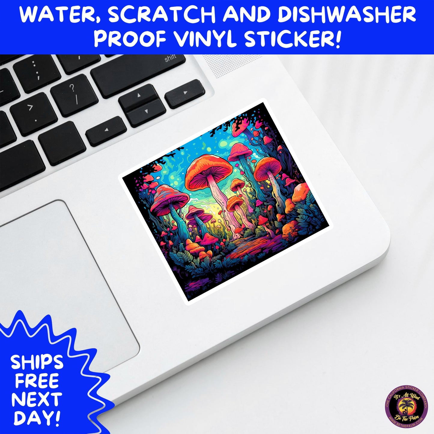 PSYCHEDELIC ART STICKERS | Trippy Groovy Vinyl Decals for Journals, Water Bottles, Laptops, Hippie Aesthetic Stickers for Vibe Lovers