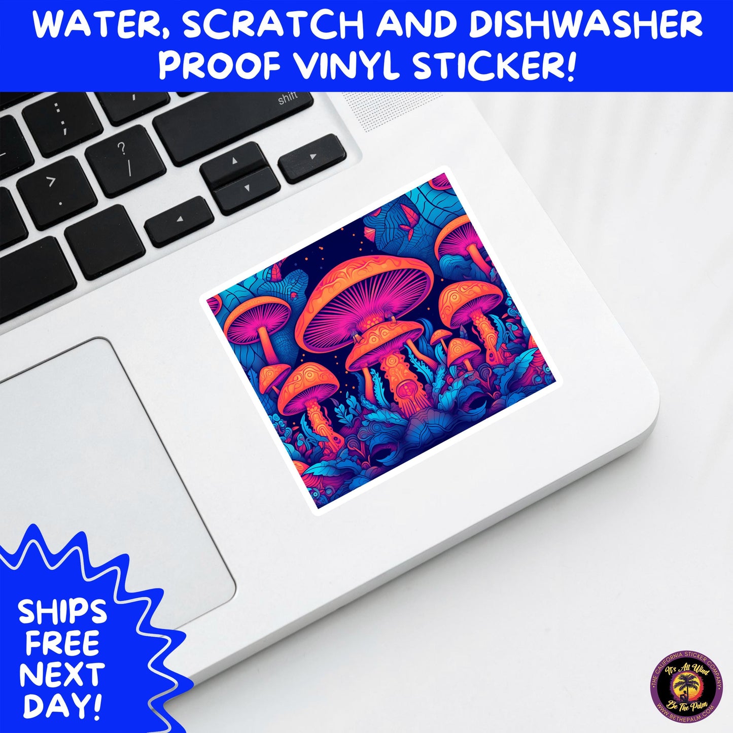PSYCHEDELIC ART STICKERS | Trippy Groovy Vinyl Decals for Journals, Water Bottles, Laptops, Hippie Aesthetic Stickers for Vibe Lovers