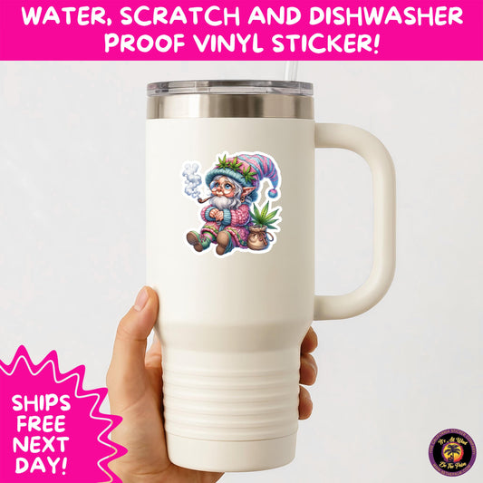 PSYCHEDELIC ART STICKERS | Trippy Groovy Vinyl Decals for Journals, Water Bottles, Laptops, Hippie Aesthetic Stickers for Vibe Lovers