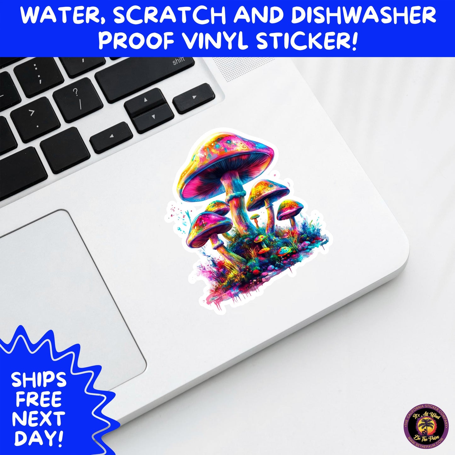 PSYCHEDELIC ART STICKERS | Trippy Groovy Vinyl Decals for Journals, Water Bottles, Laptops, Hippie Aesthetic Stickers for Vibe Lovers
