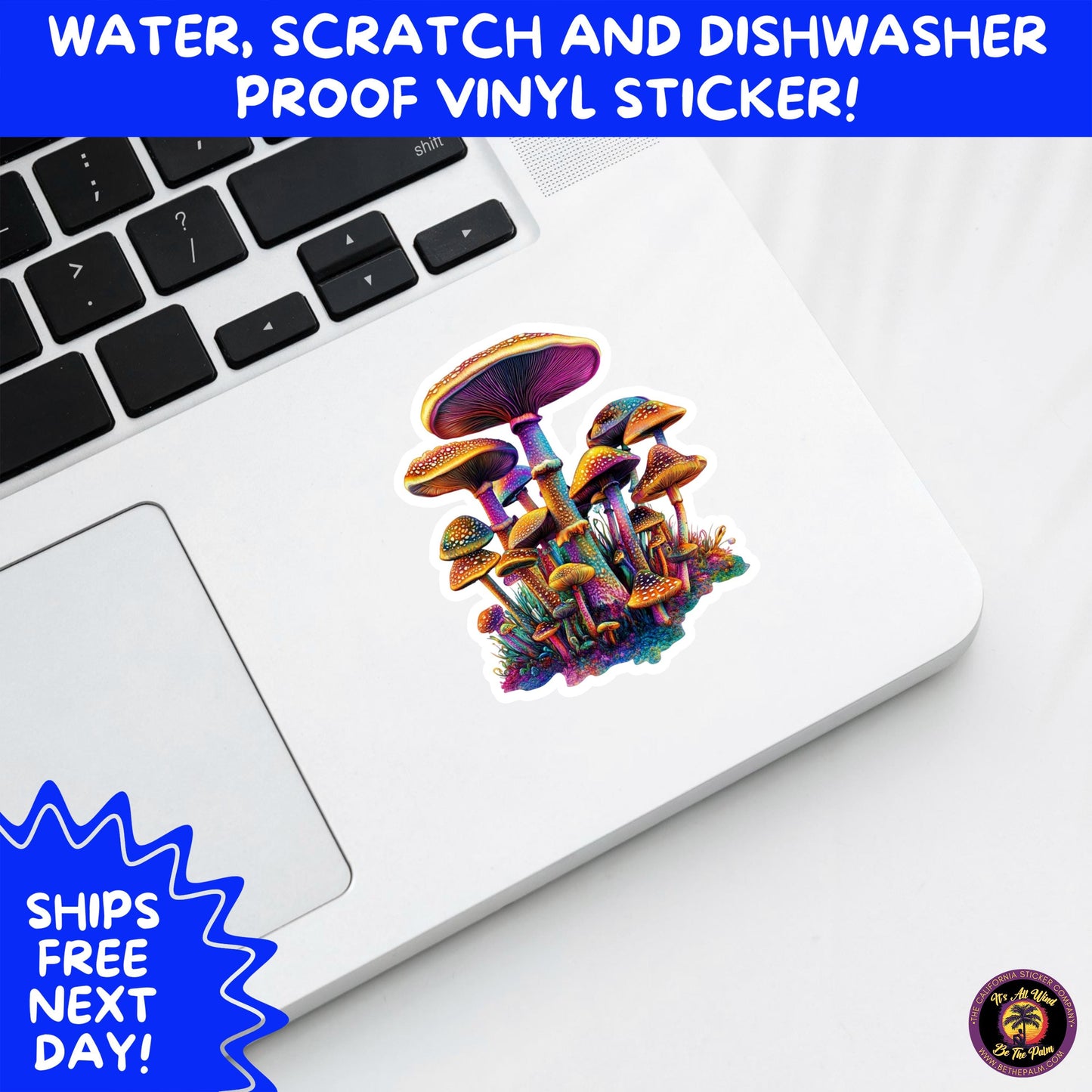 PSYCHEDELIC ART STICKERS | Trippy Groovy Vinyl Decals for Journals, Water Bottles, Laptops, Hippie Aesthetic Stickers for Vibe Lovers