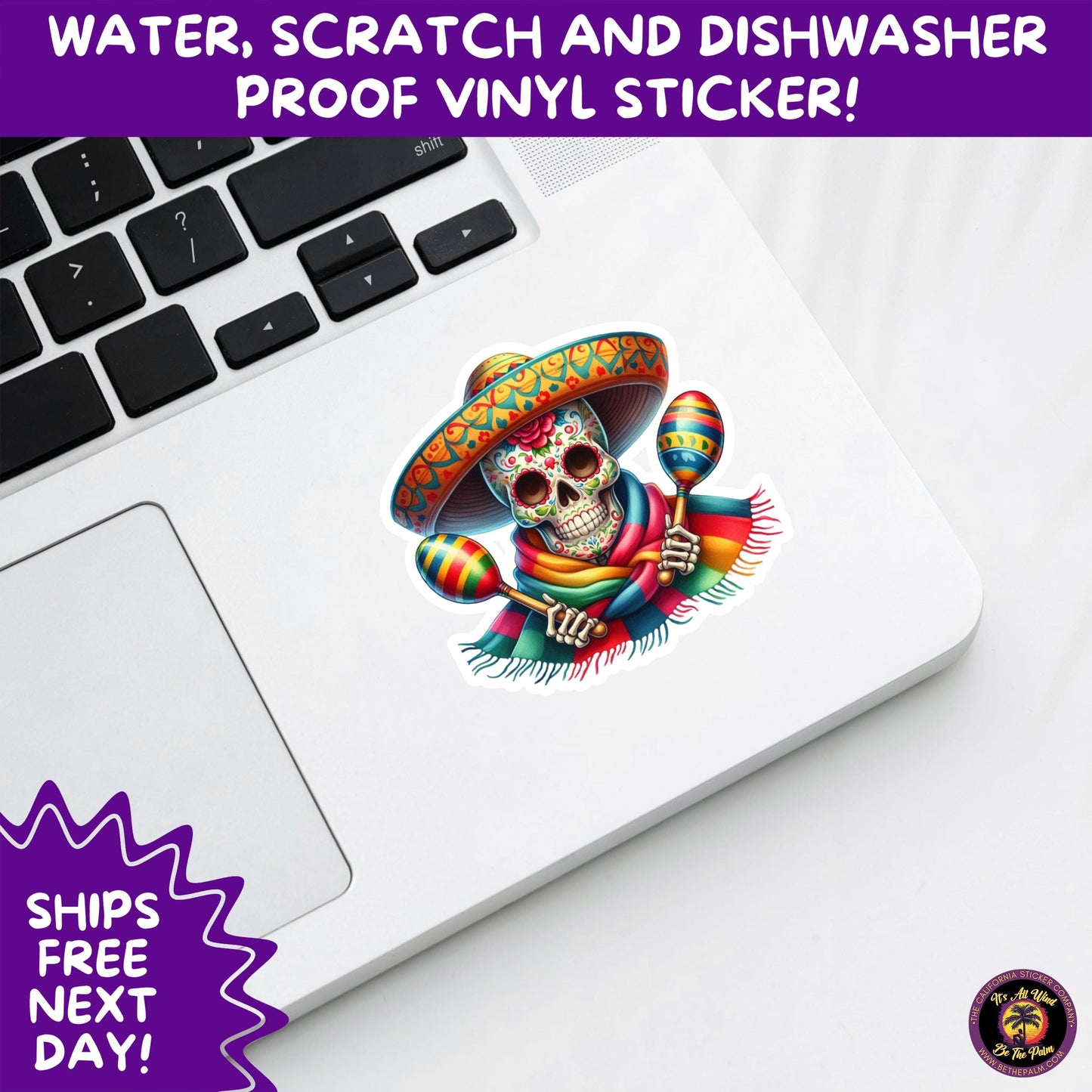 SUGAR SKULL STICKERS Day of the Dead Aesthetic Sticker Pack for Journals Laptops Water Bottles Halloween Decor and Spooky Season Gifts