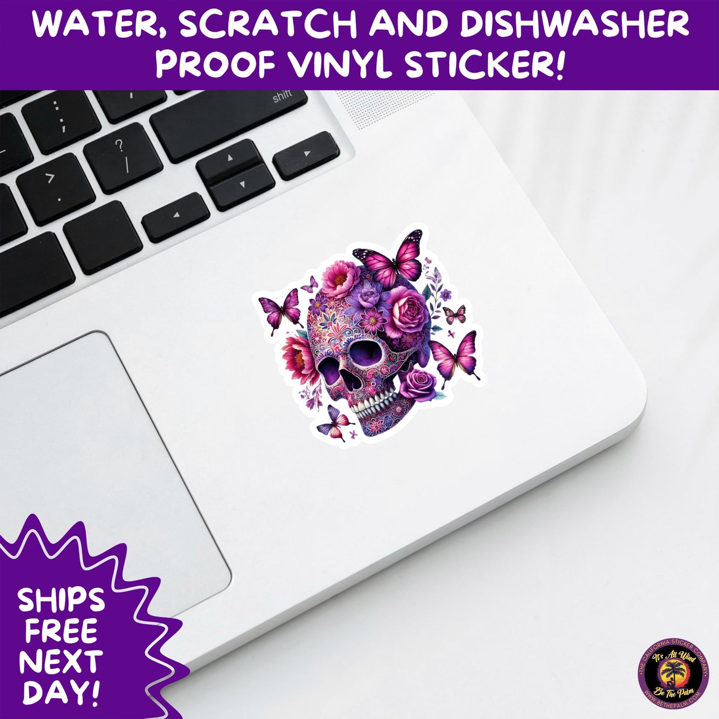 SUGAR SKULL STICKERS Day of the Dead Aesthetic Sticker Pack for Journals Laptops Water Bottles Halloween Decor and Spooky Season Gifts